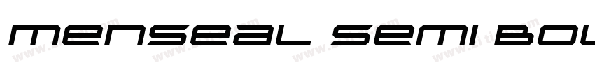 Menseal Semi Bold字体转换